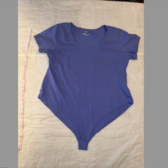 5 Natural Uniforms Short Sleeve Scoop Neck Body Suit Cotton Stretch 2X - Picture 5 of 13